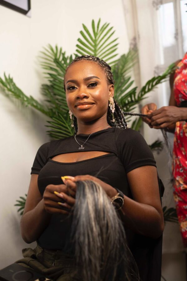 Ashy mix Plant Based Braiding Hair - Image 5
