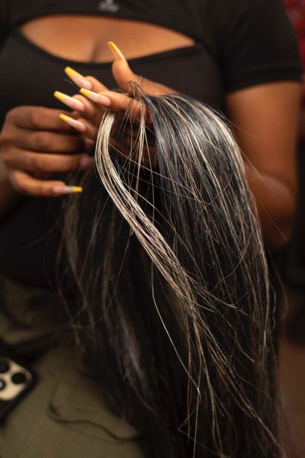 Ashy mix Plant Based Braiding Hair - Image 2
