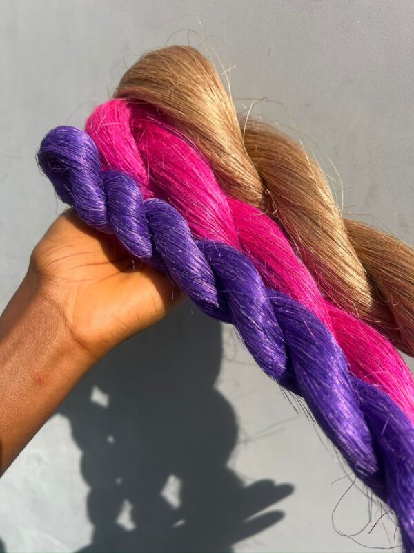 Brown Color Plant Based Braiding Hair - Image 4