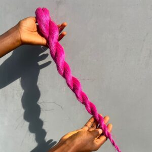 Deep Pink Plant Based Braiding Hair