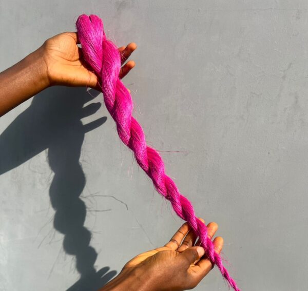 Deep Pink Plant Based Braiding Hair
