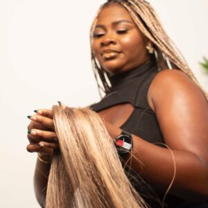Brown Mix Plant Based Braiding Hair