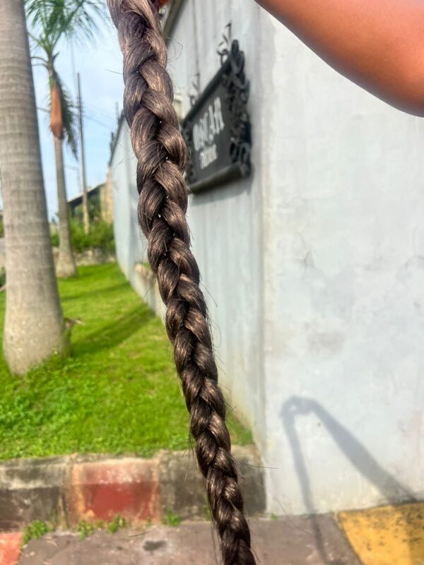 Natural Brown Plant Based Braiding Hair - Image 2